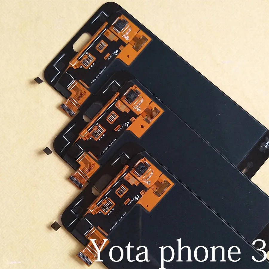 Оригинальный Для Yotaphone 3 спереди ЖК дисплей + сенсорный экран Digitzer сборки Ремонт