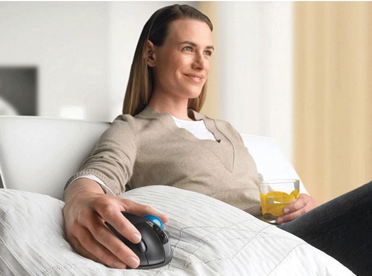Logitech M570 Беспроводной трекбол Беспроводной Мышь игровых мышей супер питание