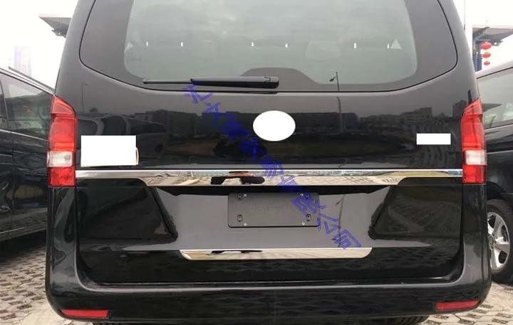 Автомобильные аксессуары для Mercedes Benz Vito (W447) 2017 2018 хромированная Задняя Крышка
