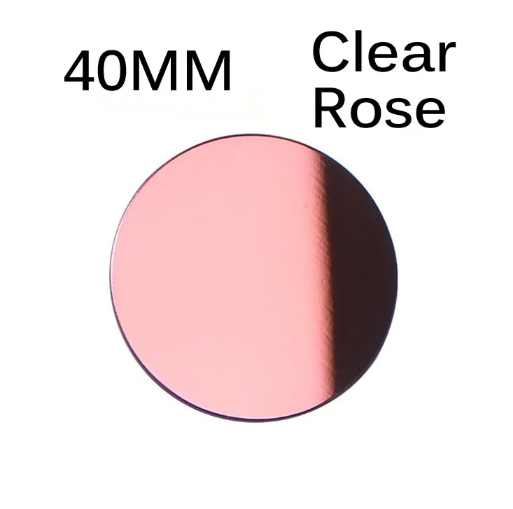 40Rose-clear 2 шт./лот 40 мм Универсальная металлическая пластина-диск железный лист для iphone zte магнитный автомобильный держатель для мобильного телефона Матовый - Цвет: 40Rose-clear