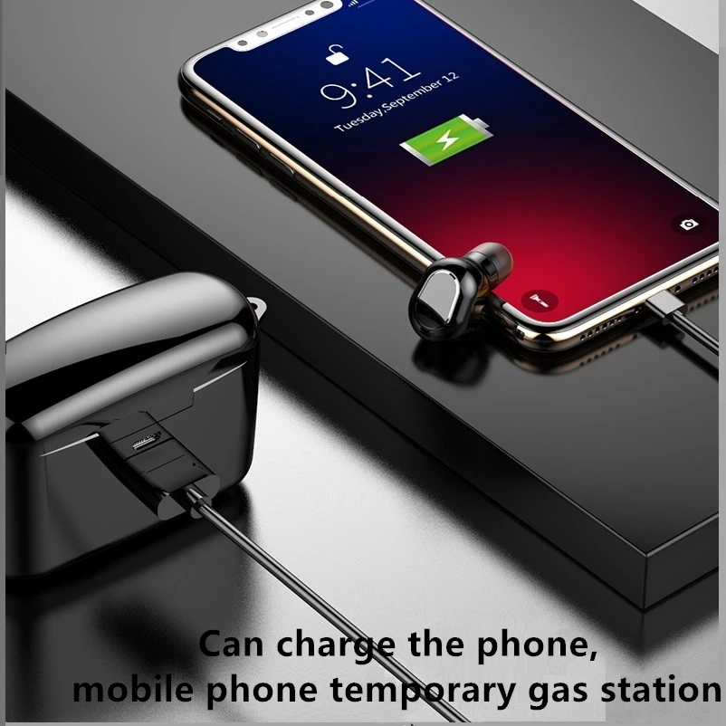 YPAY M8W Bluetooth 5 0 гарнитура Беспроводные наушники Мини Спортивные маленькие