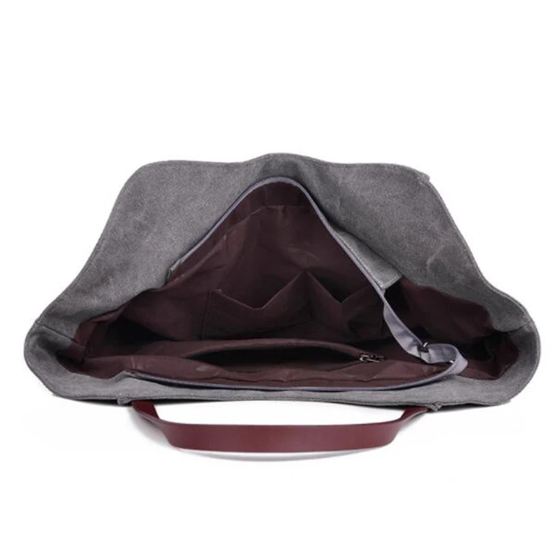 Брендовая женская Холщовая Сумка большой емкости сумка на плечо парусиновая