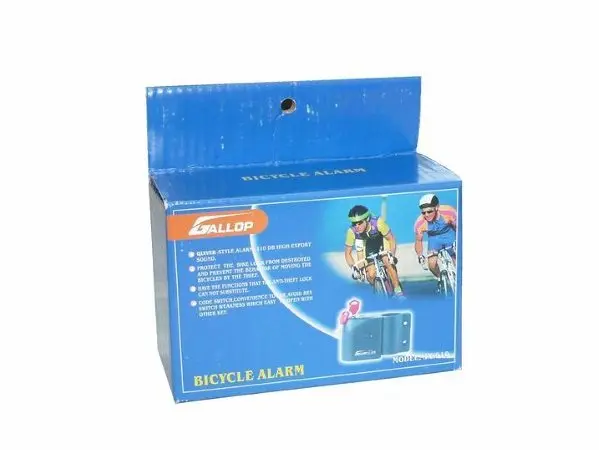 Security Alarm Lock Bicycle Cycling Bike SecurityRemote Control Vibration Super Loud Anti-theft | Спорт и развлечения