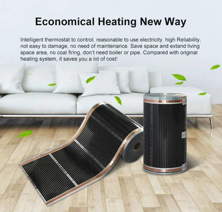 15m2 пленка для подогрева пола с аксессуарами ширина 0 5 м длина 30 AC220V инфракрасная