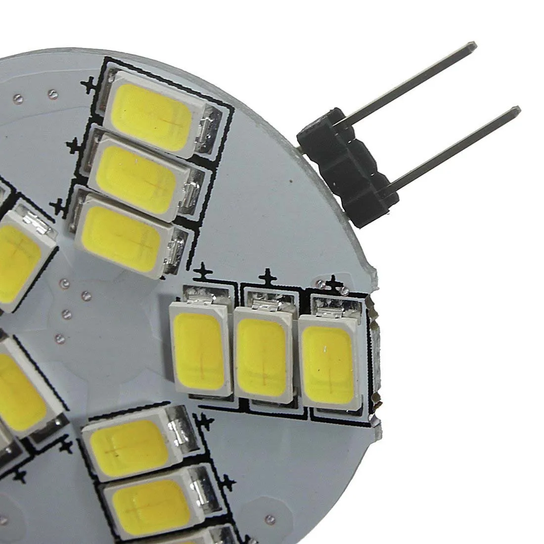 10 шт. G4 5630SMD 15 светодиодов 330Lm 4 Вт белая сменная лампа 40 галогенная контактная B
