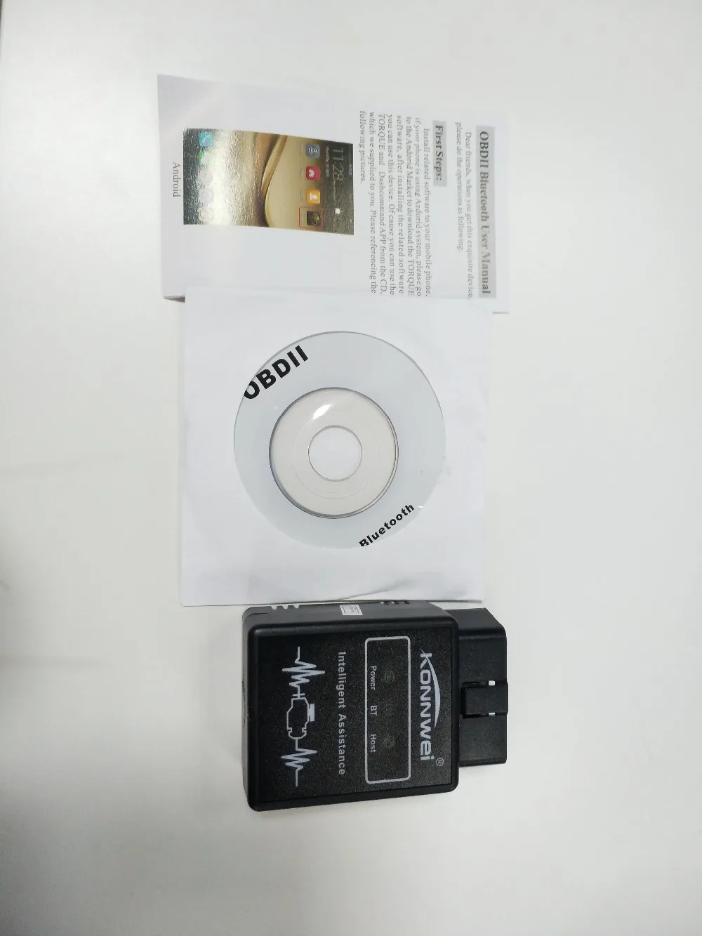 Внешний Bluetooth адаптер ZNY OBD II диагностический инструмент сканер интерфейса