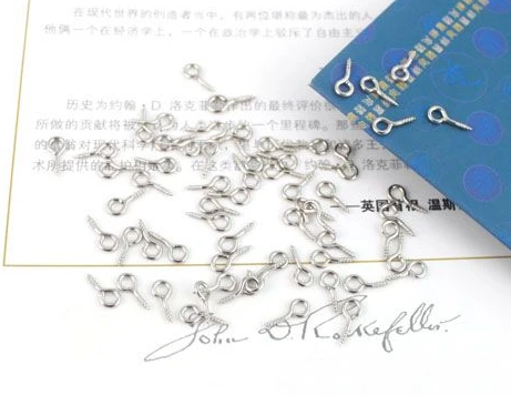 Винтажная Серебряная штифтовая заколка для глаз WGP Шарм браслета ожерелья