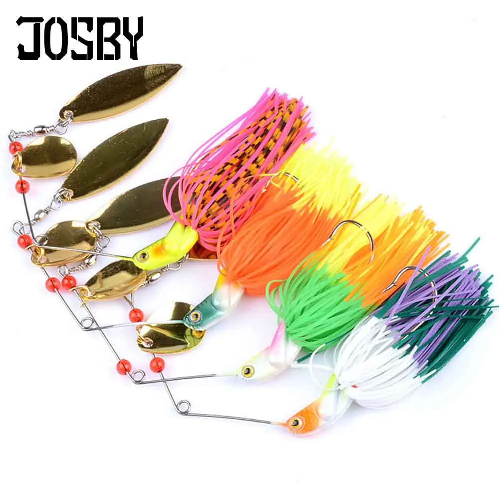 JOSBY 1 шт./лот 14 г 17 20 5 24 Спиннер приманка для рыбалки вращающаяся композитная