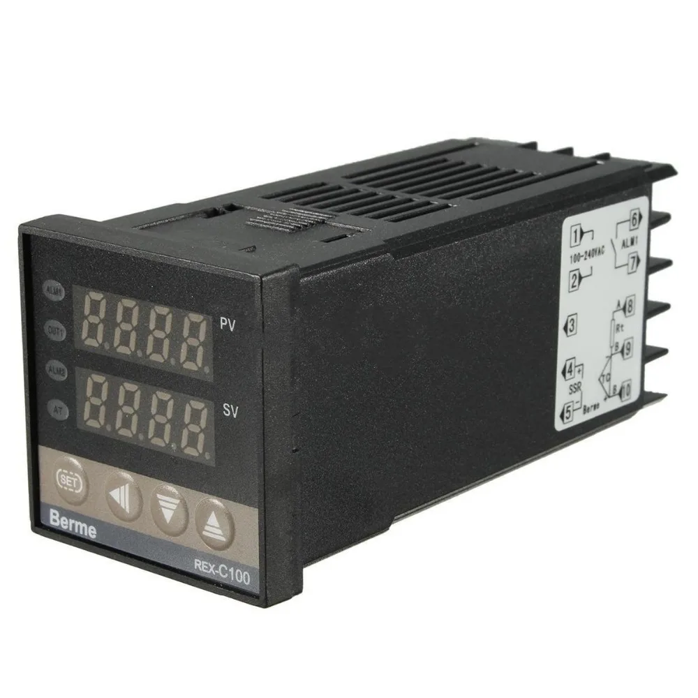 PID цифровые Температура контроллер REX C100(M) 0 до 400 градусов к Тип реле Выход|Реле| |