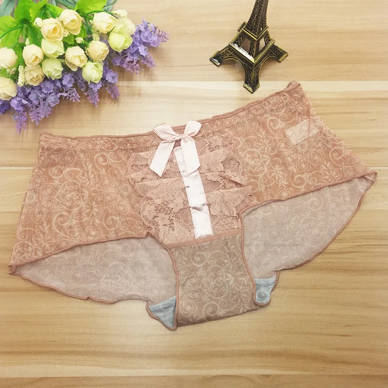 Techome модные пикантные Для женщин Трусики брифы бренд Кружево Нижнее Бельё для