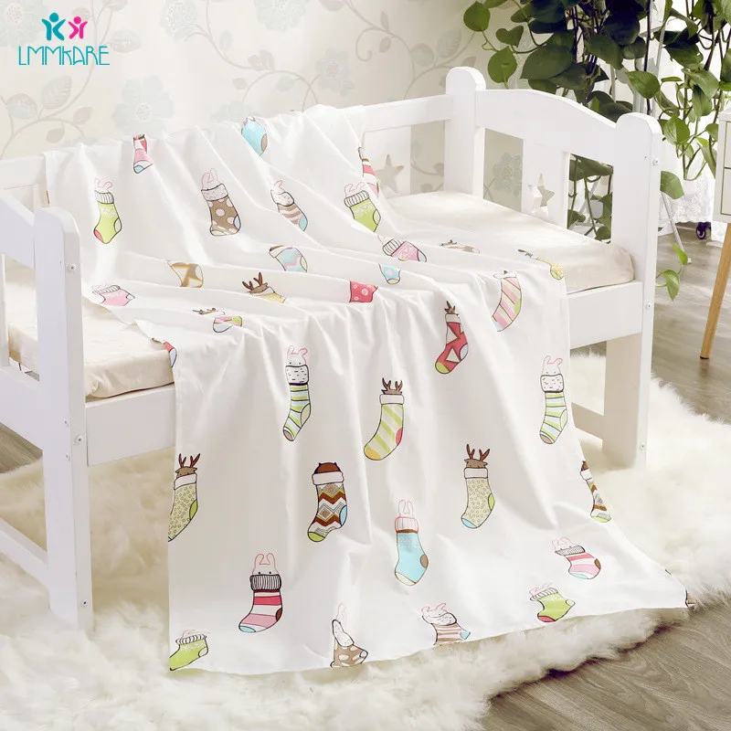 1pcs quilt cover Индивидуальное Мягкое хлопковое детское одеяло, чехол для младенцев, один пододеяльник 100*130 см, Комплект постельного белья с рисунком, 12 цветов - Цвет: 1pcs quilt cover
