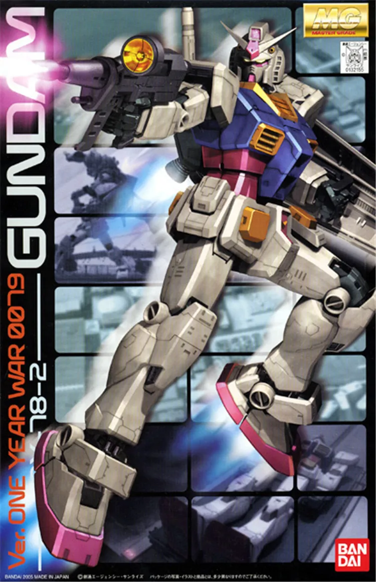Bandai 1/100 мг RX 78 2 Gundam VER. Один год войны 0079 мобильный костюм сборные модели наборы