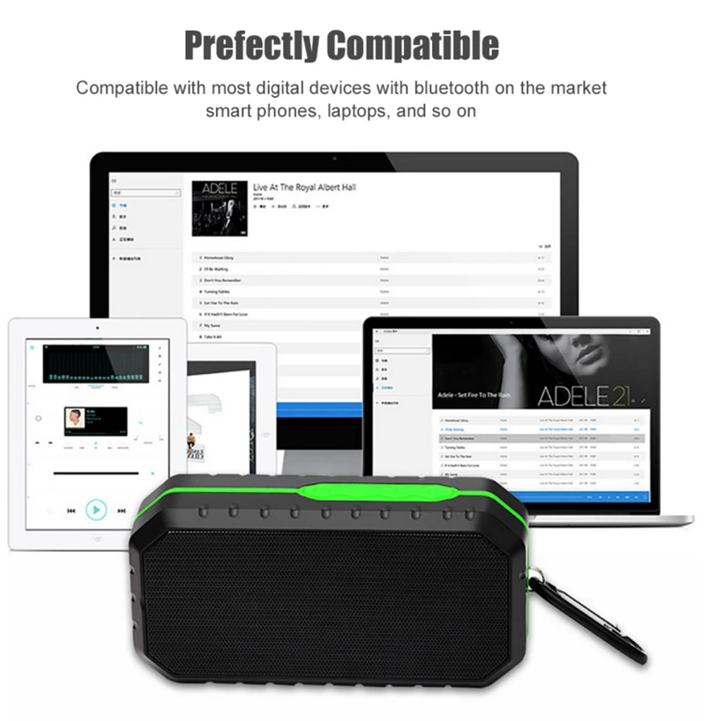 Bluetooth колонки водонепроницаемый беспроводной громкоговоритель модель портативная душевая Колонка Поддержка FM радио AUX TF USB для iPhone Android