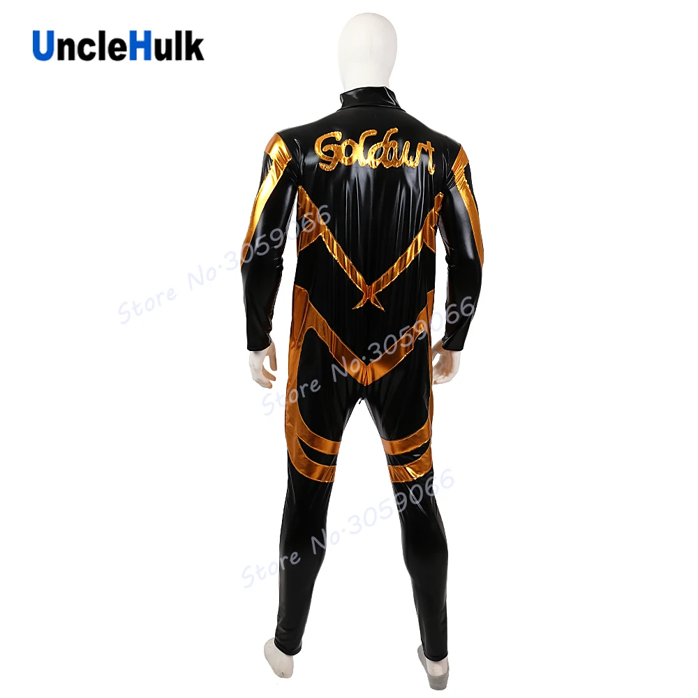 Костюм Goldust-блестящий Борцовский костюм металлик | UncleHulk