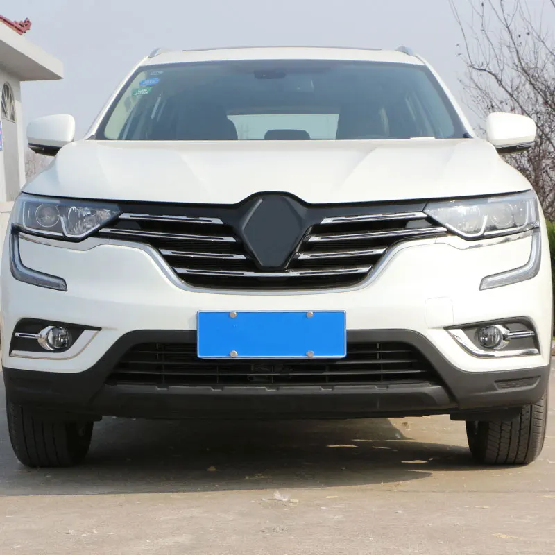 Carmilla 1 пара глянцевый внешний для Renault Koleos ABS хромированный передний противотуманный светильник, Накладка для лампы