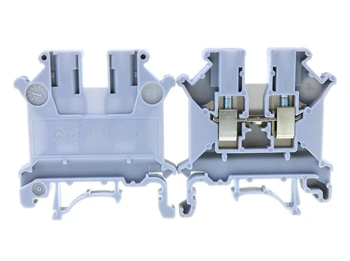 Бесплатная доставка 10 шт. стандартная Клеммная колодка на DIN-рейку винтовой Тип