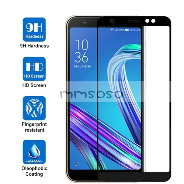 Закаленное стекло ZB555KL для ASUS ZenFone Max M1 ZB555 KL ZB 555KL защита экрана 9H Премиум Защитная