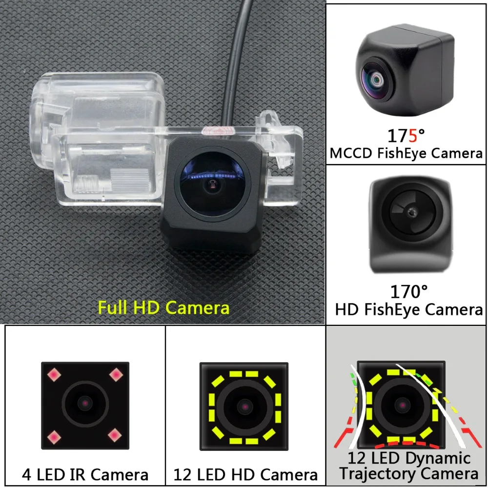 Камера заднего вида Full HD 12 Светодиодный дисплей с динамической траекторией