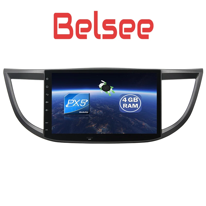 Belsee 2Din android 8 0 Автомагнитола Радио сенсорный экран стерео навигации gps для Honda CRV CR V