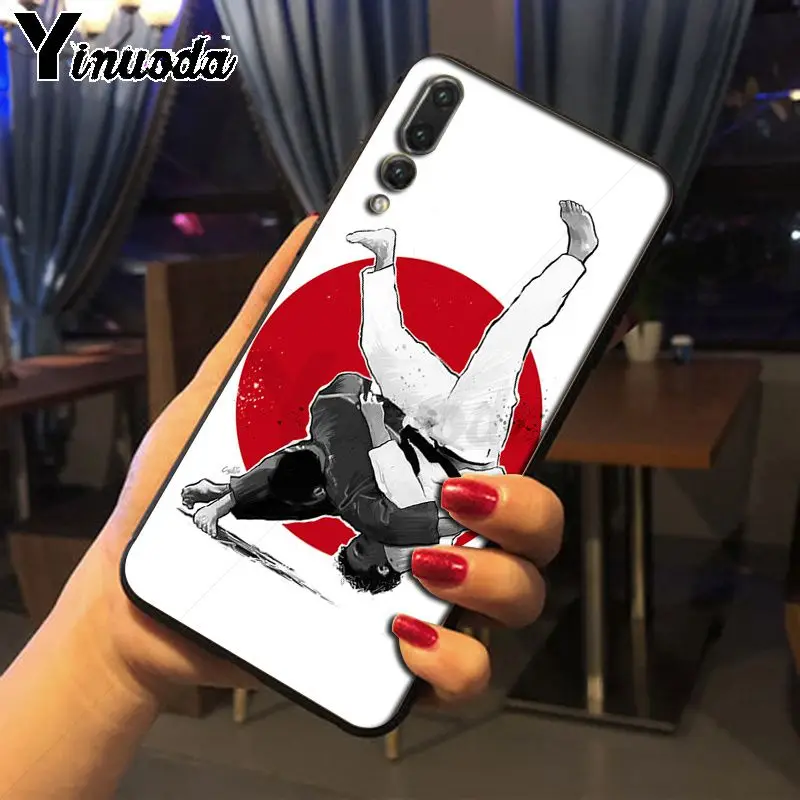 Yinuoda Япония айкидо дзюдо фитнес фото мягкий чехол для телефона huawei mate 10 lite p20lite nova