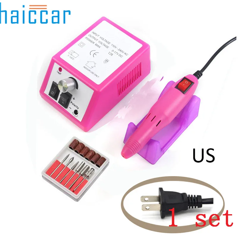 HAICAR 1 Набор для дизайна ногтей профессиональная электрическая акриловая пилка