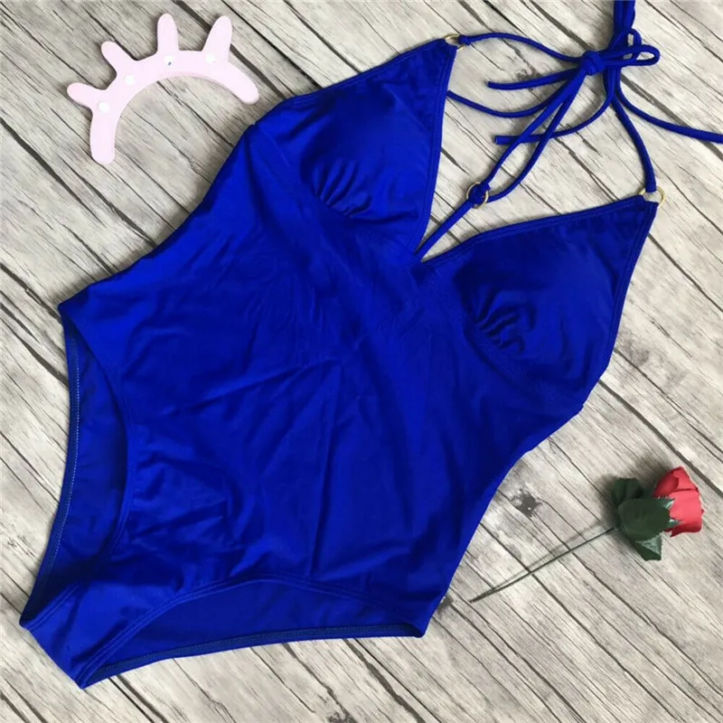 2XL размера плюс цельный купальник с леопардовым принтом Женский бандажный