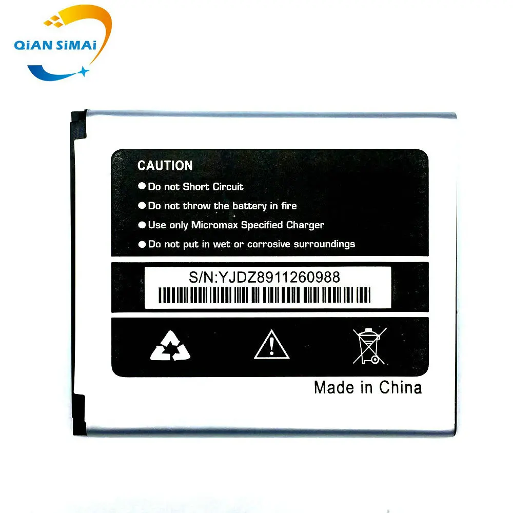 1 шт. новый высококачественный аккумулятор A106 Для Micromax A92 A114 A115 A116 A117 A210 S9101 Q340 Q338