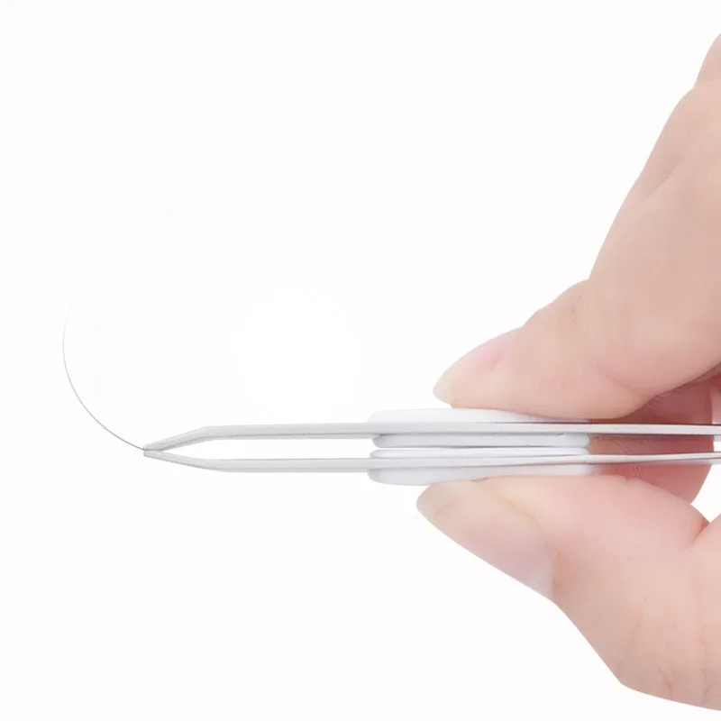 Силиконовые щипцы для бровей из нержавеющей стали удобные Скошенные уплотненный