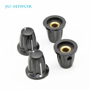 5 шт.лот Задняя ручка K17-01 бакелитовое монтажное отверстие 4 мм для поворотного потенциометра, энкодера и поворотного переключателя