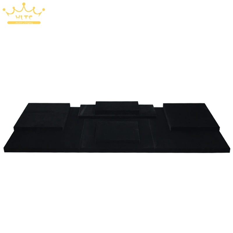 Витрина для ювелирных изделий Черный бархат МДФ доска ювелирные изделия стенд