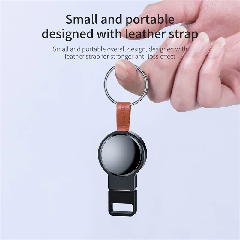 Беспроводное зарядное устройство Baseus Qi для Apple Watch 4 3 2 1 Серия i портативная