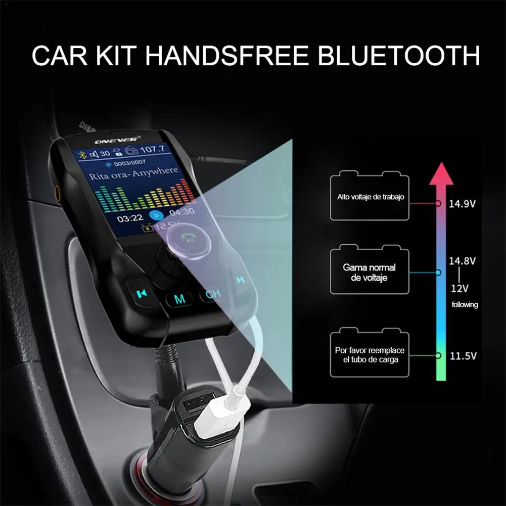 Nulaxy Bluetooth fm передатчик Автомобильный mp3 плеер беспроводной автомобильный