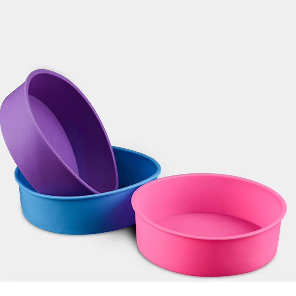 7 дюймов Торт изготовления отливок рождественские круглая силиконовая форма для