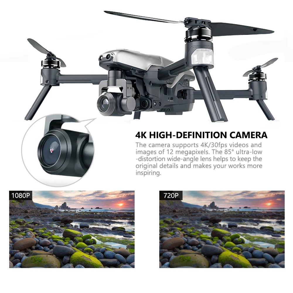 Квадрокоптер Walkera Vitus 320 5 8G FPV 12MP 3 осевой карданный 4K HD камера бесщеточный складной
