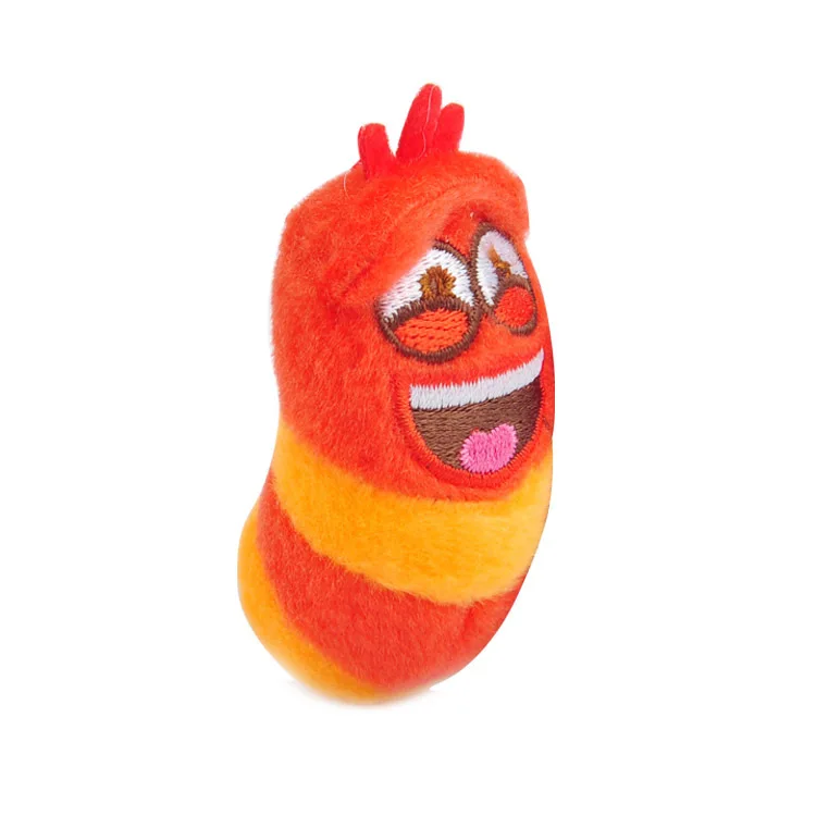 1 пара красных и желтых плюшевых игрушек мягкие брелоки для ключей подвески на