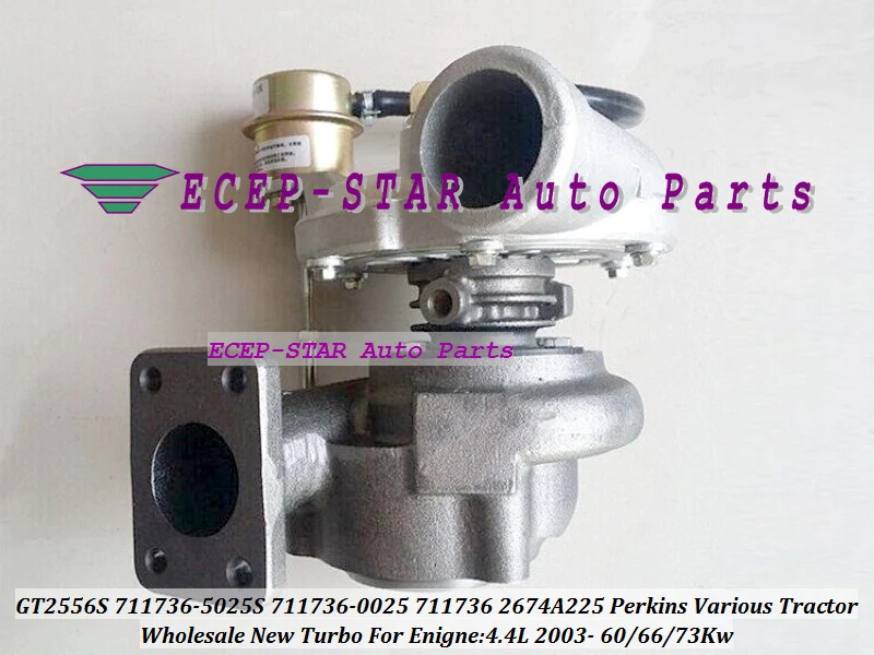 GT2556S 711736 5025S 0025 0029 2674A225 Турбокомпрессор для Perkins различные тракторы л T4.40 03 66