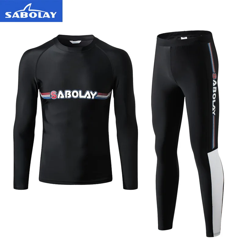 Женский и мужской купальник с длинным рукавом SABOLAY Быстросохнущий