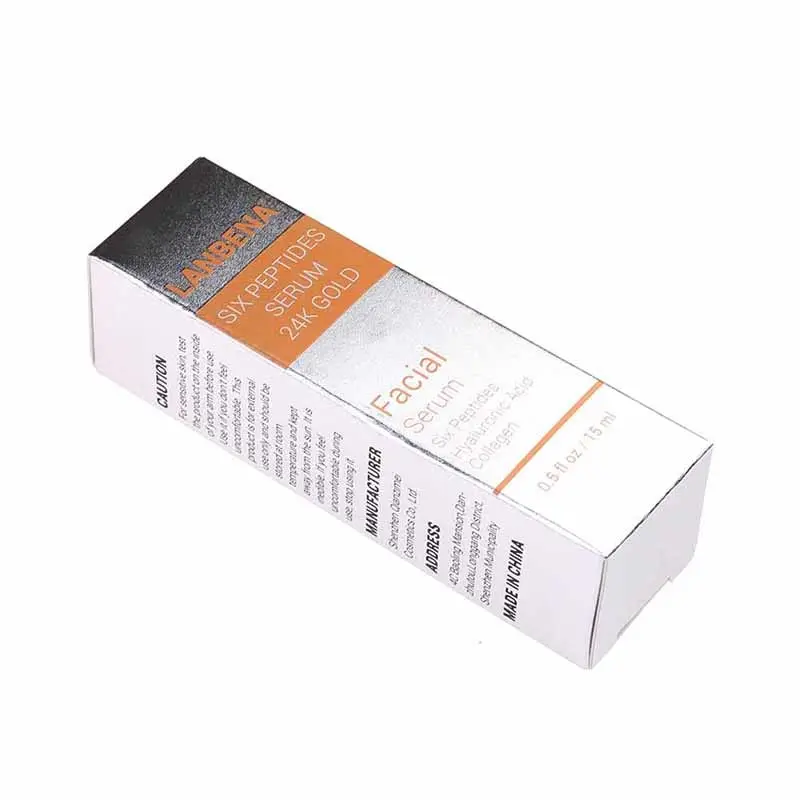 

15ml Six Peptides Serum 24K Gold Anti-Aging Serum Anti-Wrinkle Firming Firming Care Fine Lines Whitening Moisturizing