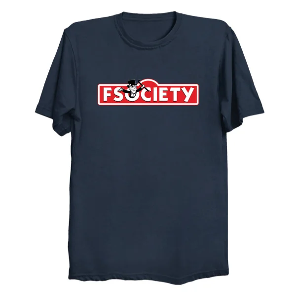 Новая мужская футболка с принтом хлопковая Футболка F society круглым вырезом и