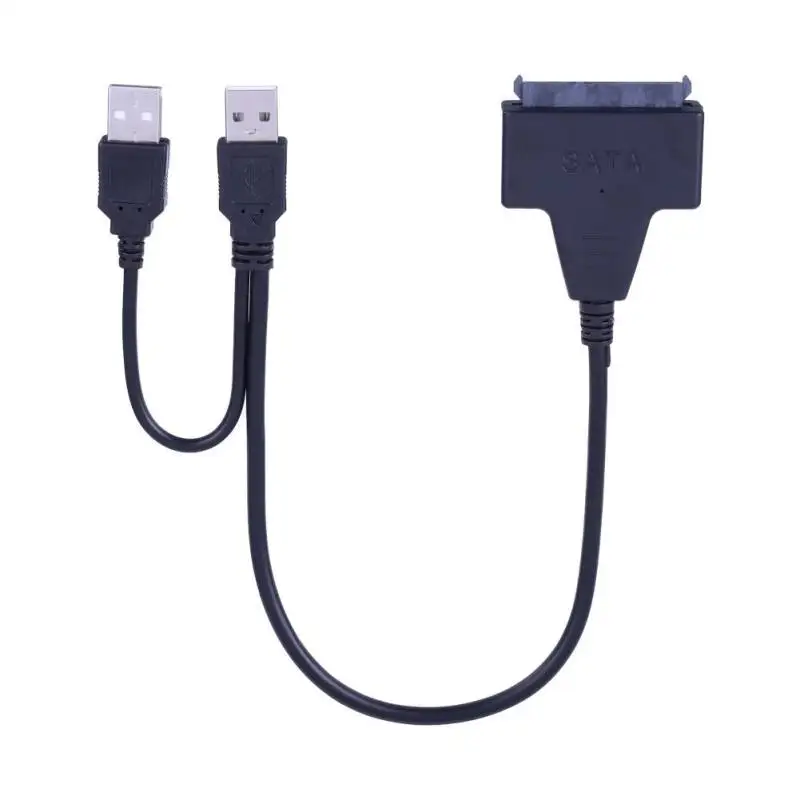 Двойной USB 2 0 для SATA кабель адаптер компьютера 5 &quot/3 5&quot Жесткий драйвер