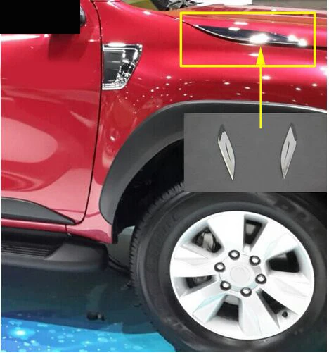 Хит 2016-2017 для Hilux Revo аксессуары ABS хромированная боковая вентиляционная отделка