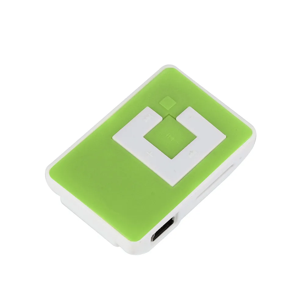 Mp3 плеер с креплением для наушников USB мини mp3 медиаплеер поддержкой карт Micro TF 32 ГБ