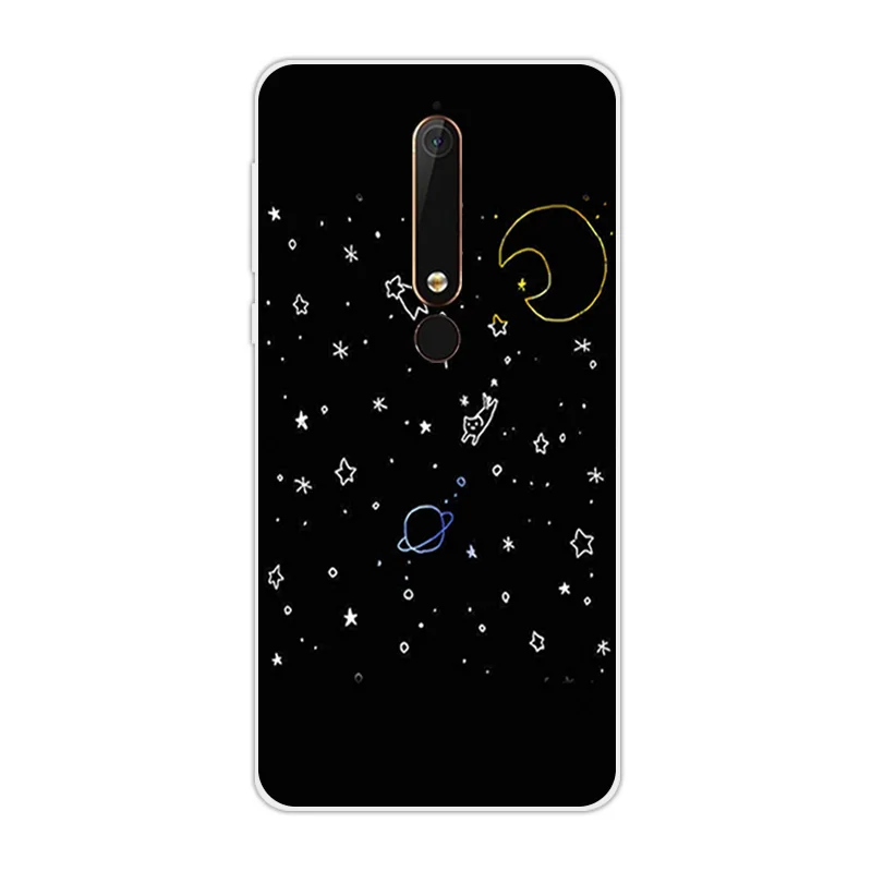 Ультратонкий силиконовый чехол для Nokia 6 5 2018 дюймов|Бамперы| |