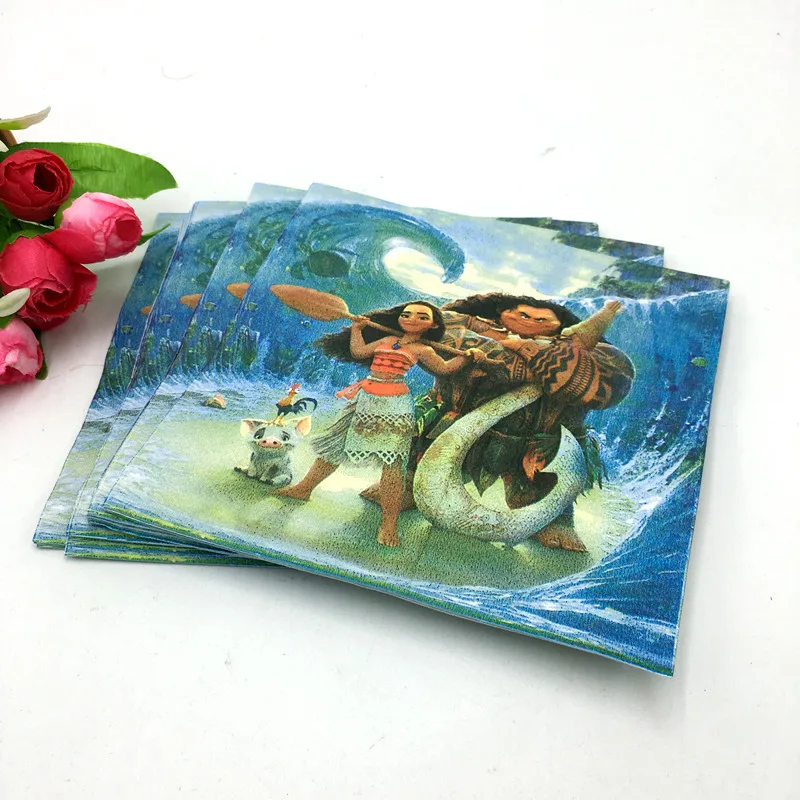 20 шт./лот салфетки с миньонами вечерние для дня рождения одноразовые | Дом и сад