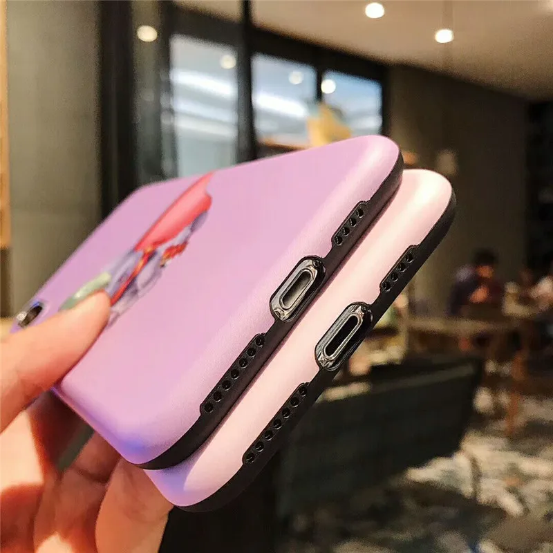 Hot Luxe Dumbo Soft TPU Silicon Cover Case voor iphone 6 S 7 plus 8 New Sesame Street Voor X XR XS Max telefoon |