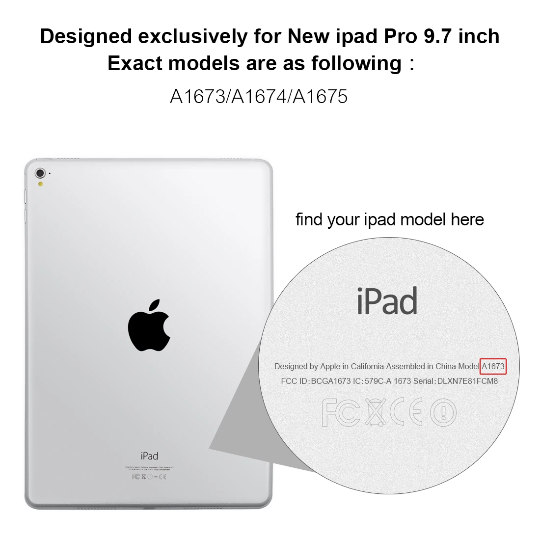 Для iPad Pro 9 7 чехол 2016 ультратонкий из искусственной кожи + [Блестящий силиконовый]