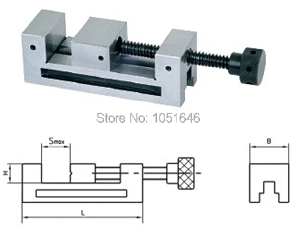 Высокоточные тиски для станков с ЧПУ 2 5 дюйма/63 мм фрезерных QGG50|machine vise|cnc viseprecision