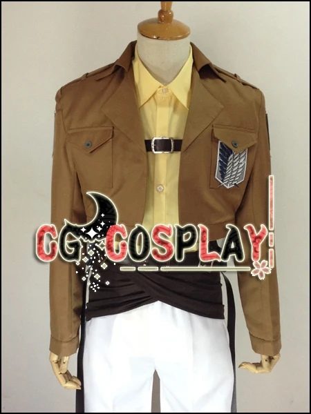 CGCOS Косплей Костюм атака на Титанов Shingeki no Kyojin хандзи Зои Урожай в Розничная/