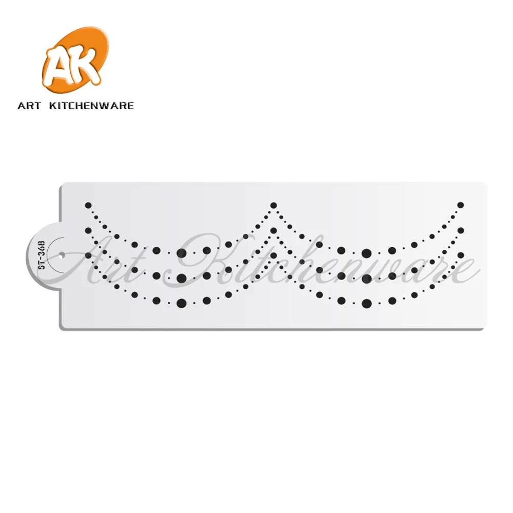 

Pearl Cake Stencil, Cake Side Stencil Design, Cookie Stencil, Wall Stencil Christmas Decorating Mold Fondant Cake Tools ST-368