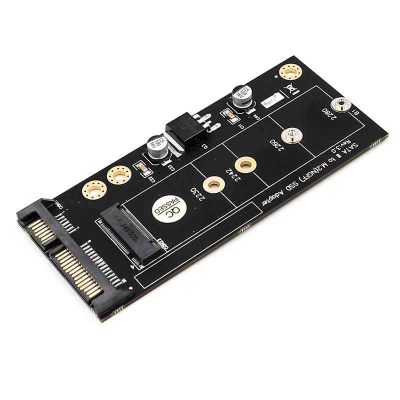 Адаптер M2 к SATA M.2 NGFF SSD Raiser Расширительная карта для 2230 2242 2260 мм твердотельный диск